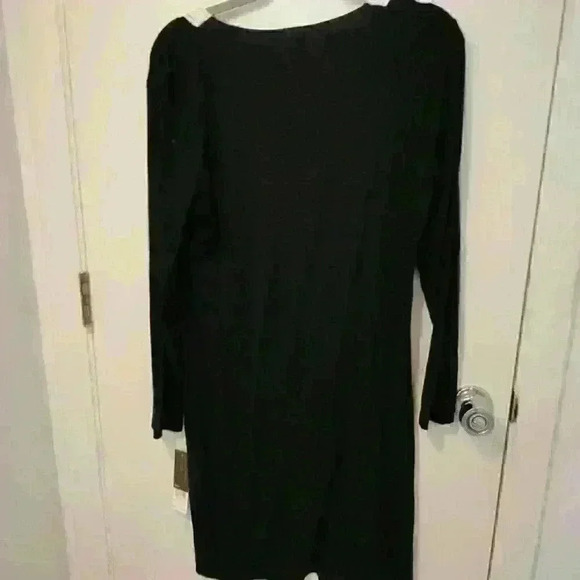 NWT Dana Buchman Intimates nightgown blk with embroidery detail sz Med - Picture 6 of 6